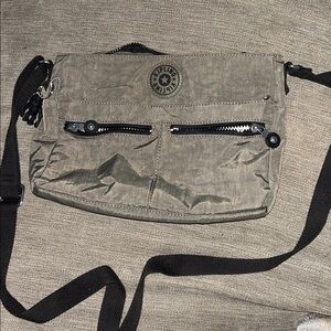 Kipling women Izellah bag green‎ adjustable crossbody bag Nylon